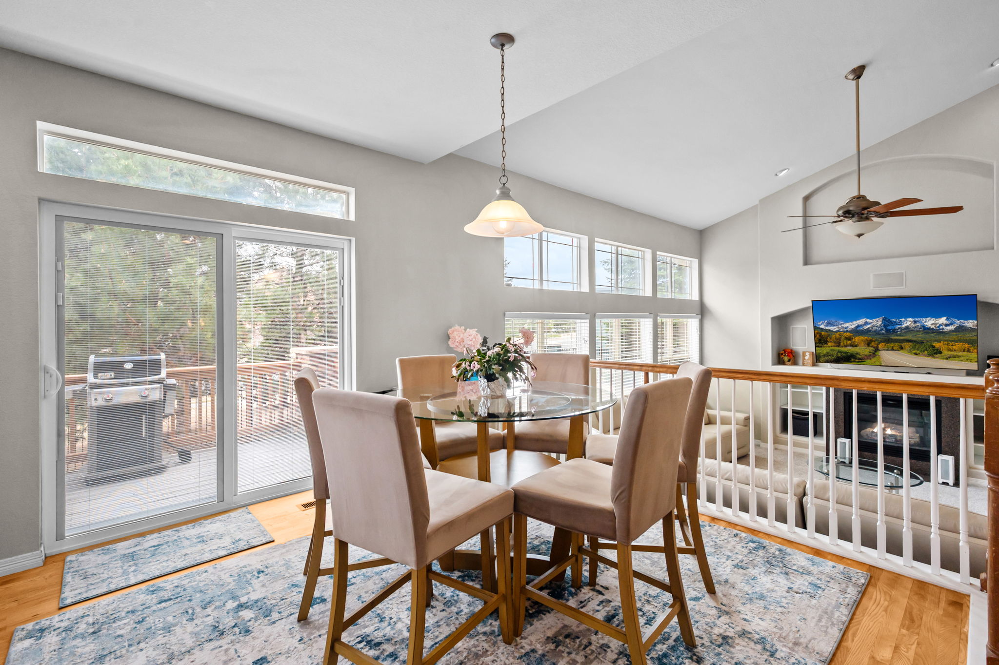 Where meals are shared and memories are made. Open concept eat-in kitchen.