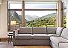 Beautiful mountain views right out the window. 