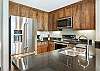 Fully equipped kitchen that is ready for your next feast—just bring the ingredients! 
