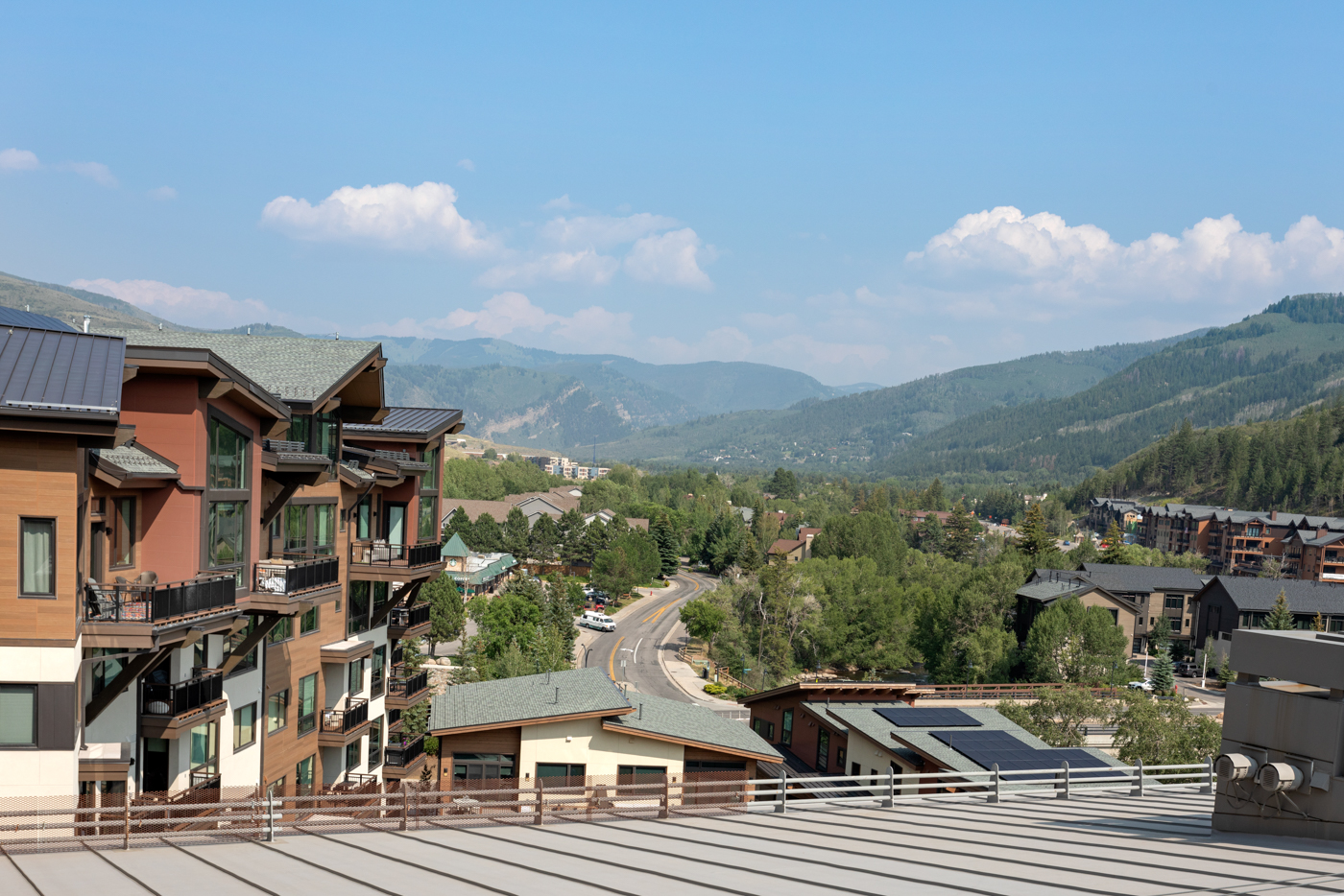 Views from the Westin Riverfront Resort. 