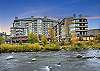Views of the Westin Riverfront Resort.