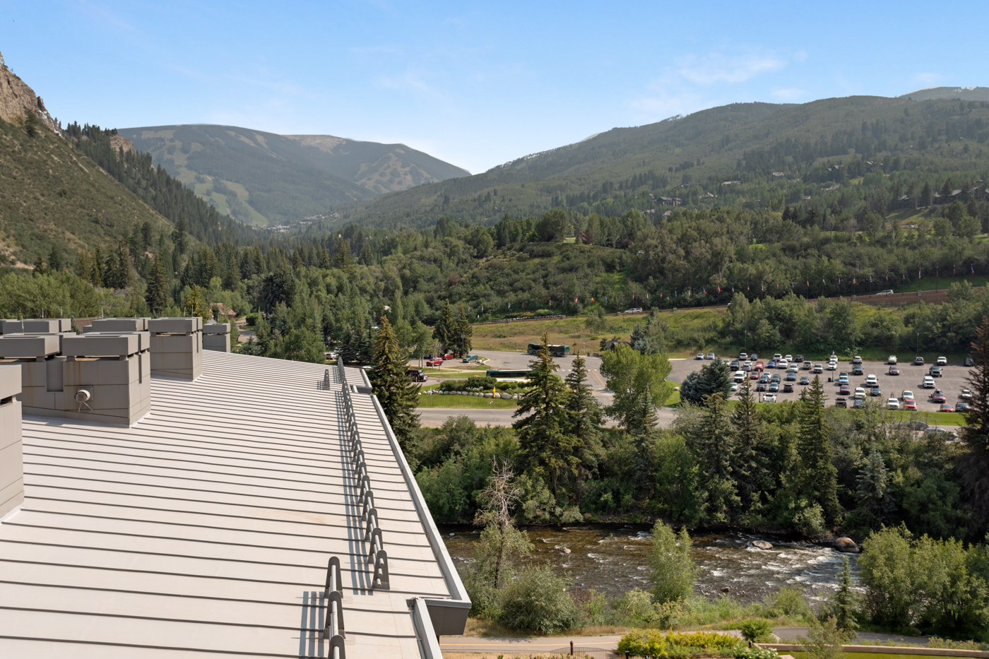 Views from the Westin Riverfront Resort.