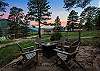 Gather around the propane fire pit, enjoy view of Longs Peak, and let the mountain air do the rest.