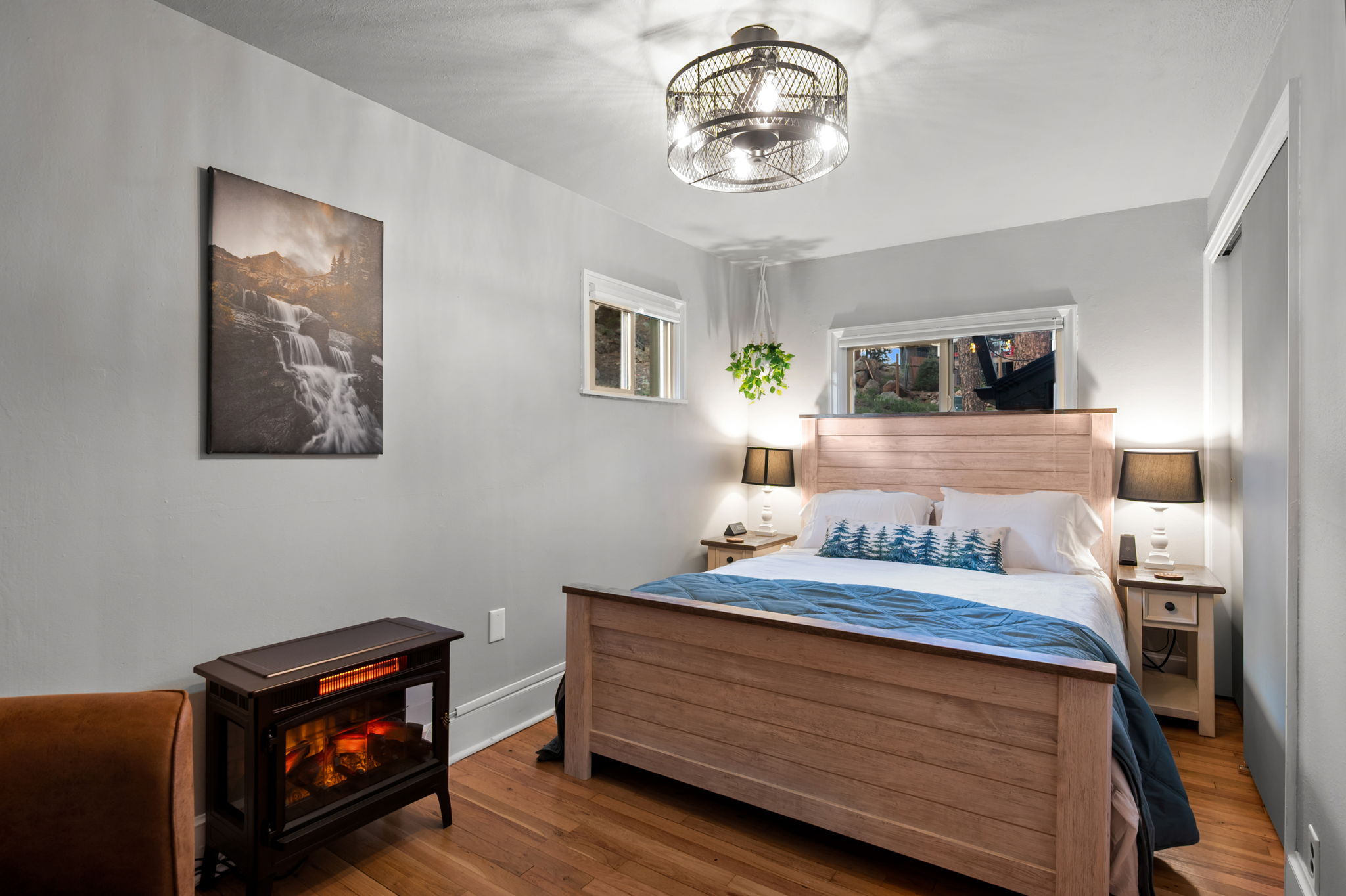 Relax and recharge in this cozy queen bedroom retreat.