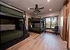 6th Bedroom - Bunk Beds (Queen over Queen / Full over Full) - Ground Floor