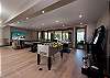 2nd Living Space/Game Room (bottom floor)

Pool table, 3 arcade games, air hockey, Foosball