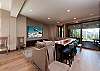 2nd Living Space/Game Room (bottom floor)

Pool table, 3 arcade games, air hockey, Foosball
