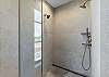 Walk in shower in primary suite