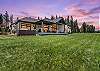 Palla Lane Luxury Home at sunset.