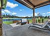 Kick back and relax under the outdoor patio area. 