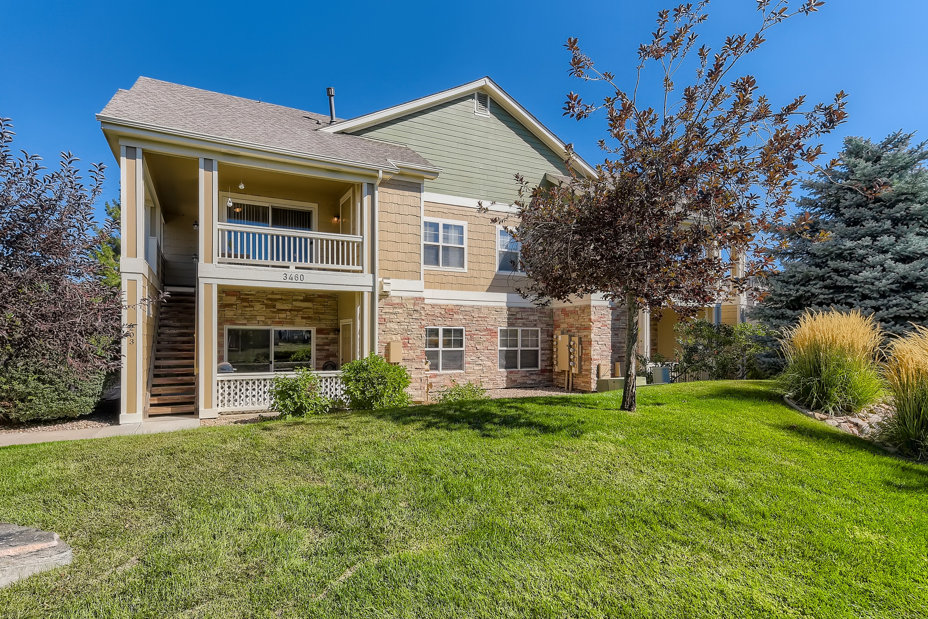 Second-floor condo in Broomfield, CO.