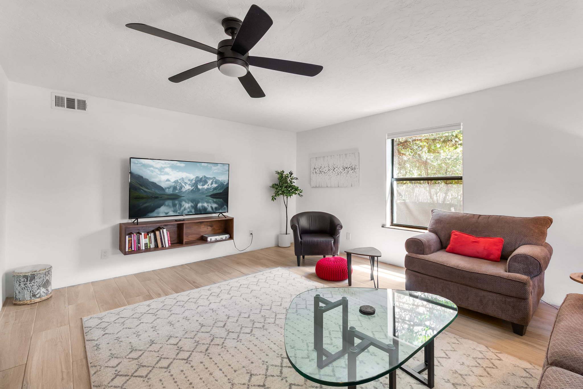 Spacious and inviting, the perfect spot to unwind after a day of adventure. 