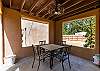 Fire up the grill and enjoy meals outside on the covered patio. 