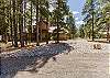 The home is surrounded by pines - making it the perfect nature escape!