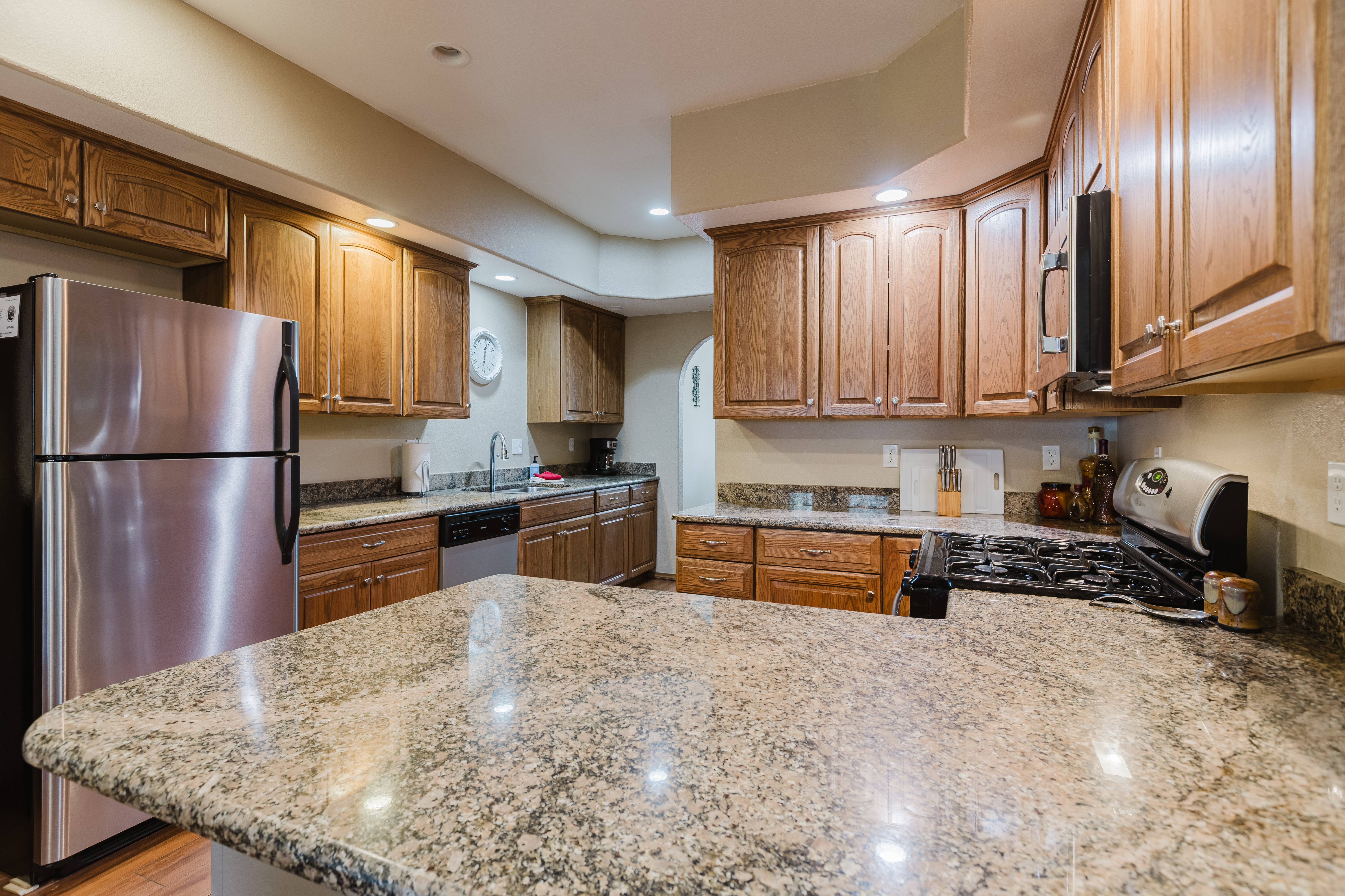 Our spacious kitchen will have you cooking up a storm in no time. 