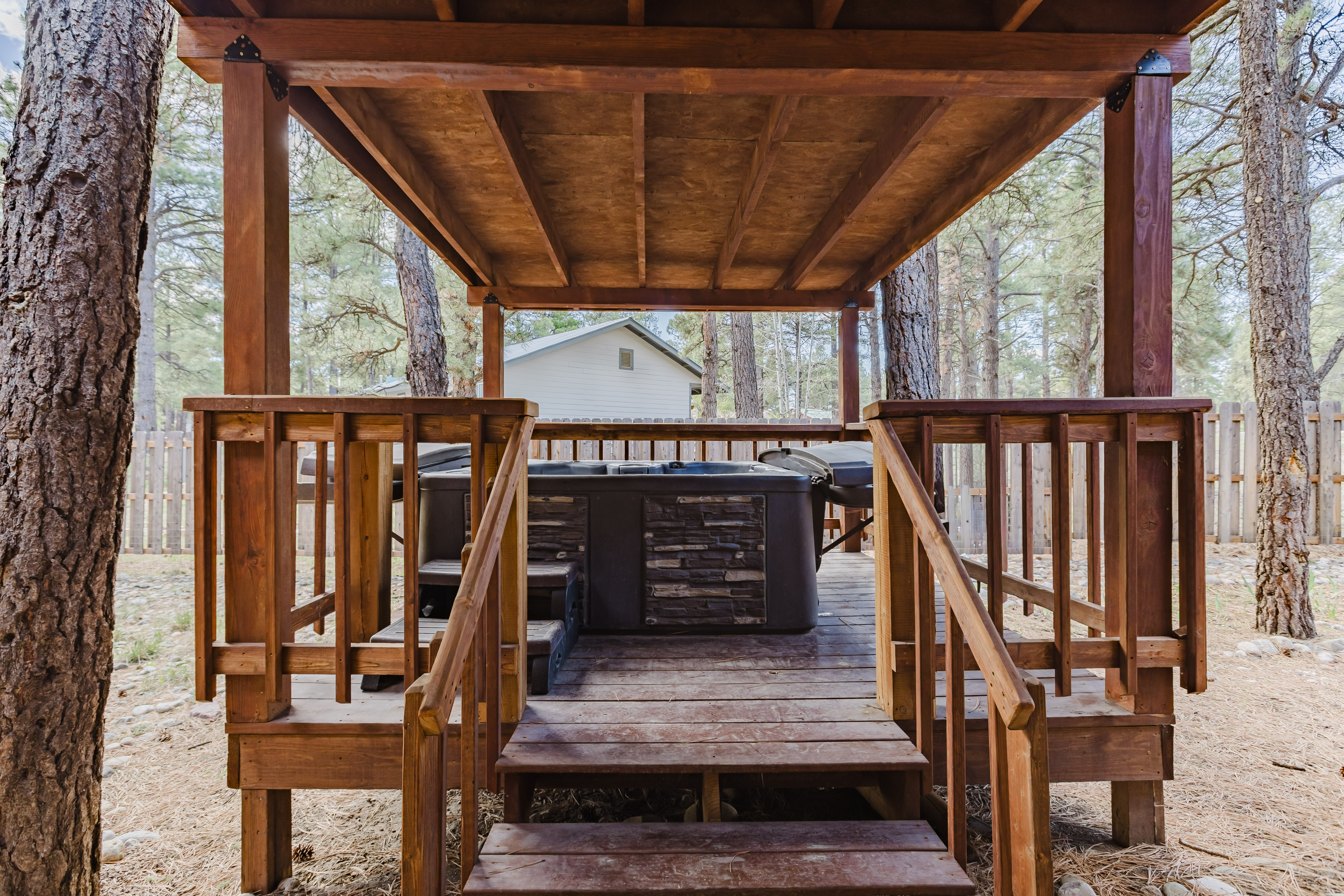 New Listing! Nestled in the Pines | Private Hot Tub | Walk to Trails | Photo 57
