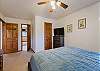 Upstairs, you will find our comfortable queen bedroom featuring a Jack-and-Jill bathroom and equipped with a Smart TV for relaxing after a day of exploring Pagosa Springs.