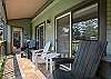 Enjoy morning coffee or evening conversations in the outdoor seating area.