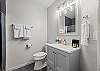 Second bathroom in condo. 