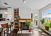 Living area with lots of natural light. 