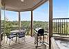 New deck and hot tub, plus an outdoor dining and grill area.