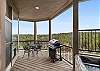 New deck and hot tub, plus an outdoor dining and grill area.