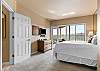 Our King main suite includes an ensuite bathroom and direct access to the new deck and hot tub!