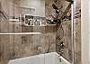 Newly remodeled full bath. 