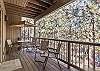 Enjoy sunrises and sunsets from the deck. 