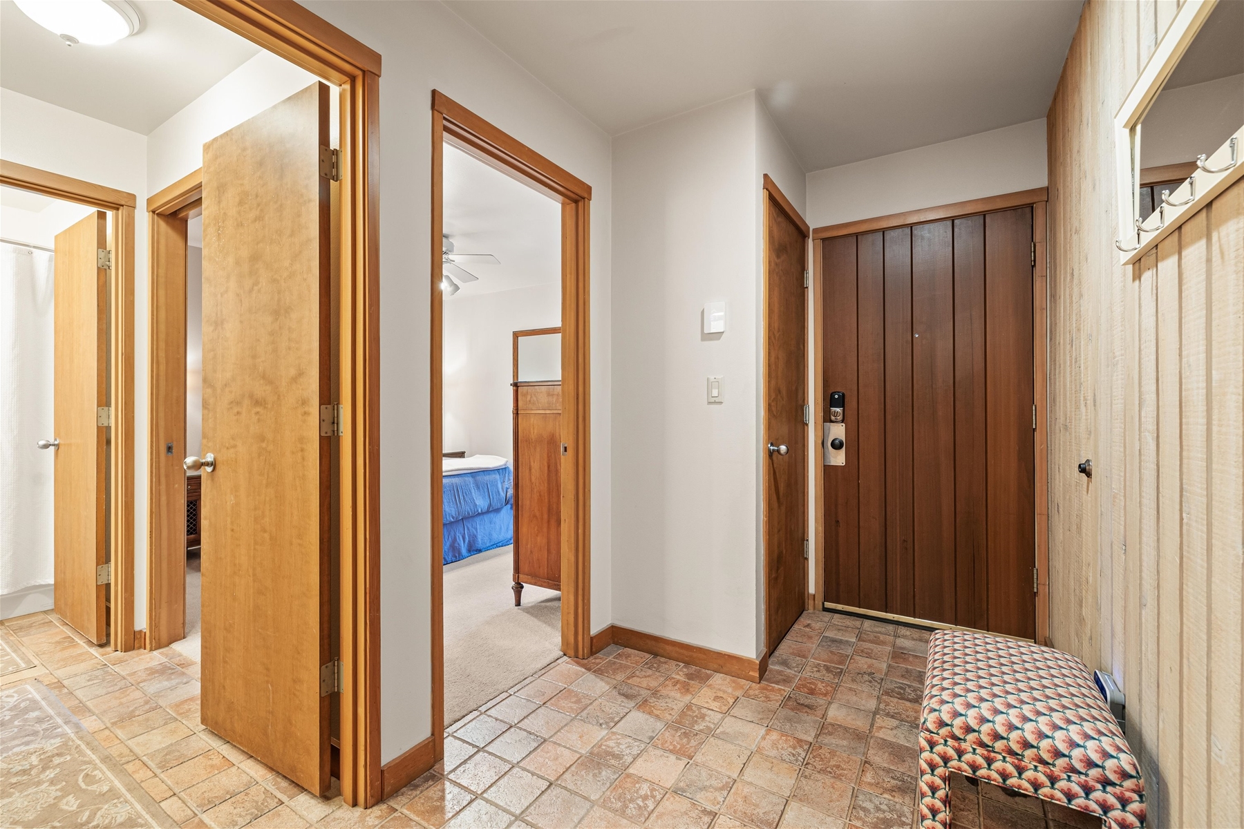 Condo hall way. 
