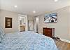 Unwind in this spacious King master suite, with an ensuite bathroom and a Smart TV (located upstairs).