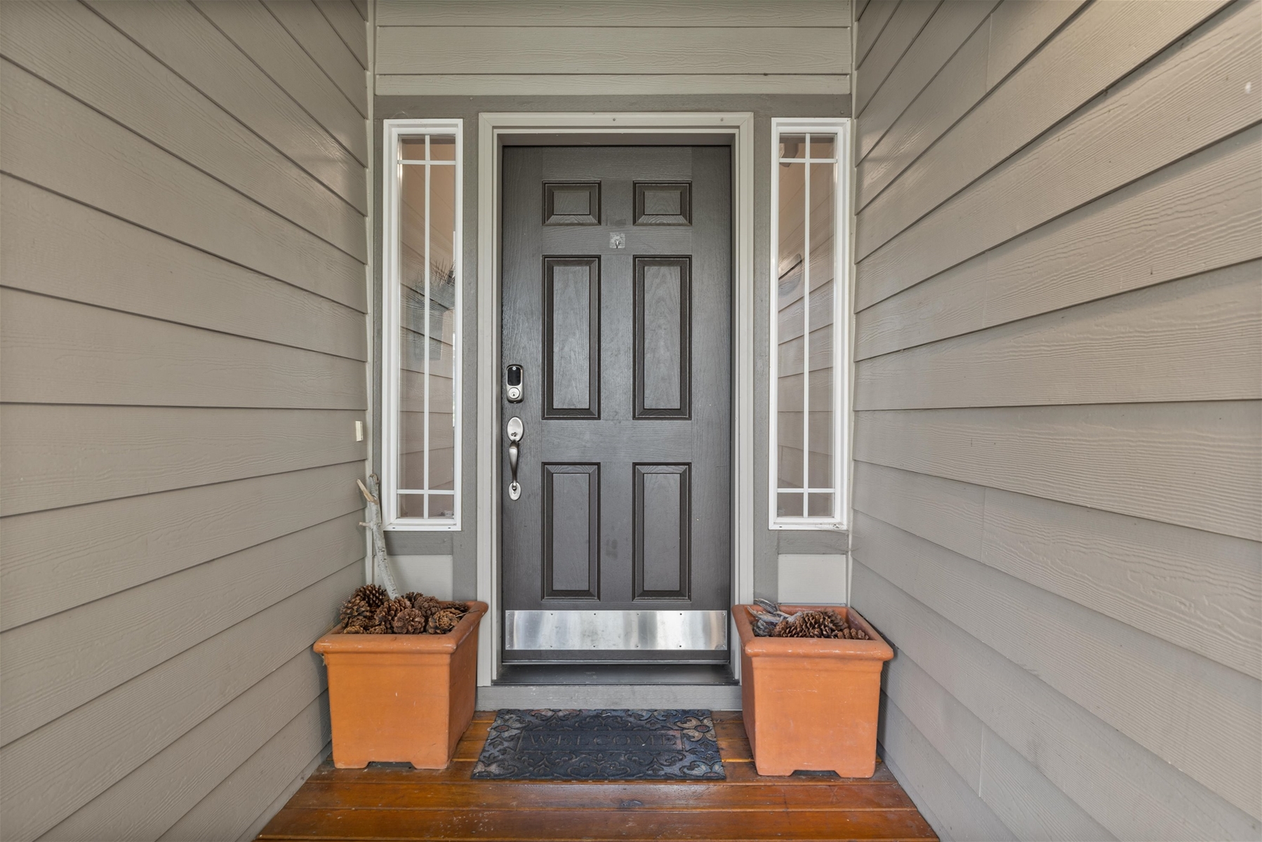Front door entrance. 