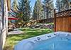 Views from the private hot tub in the backyard. 