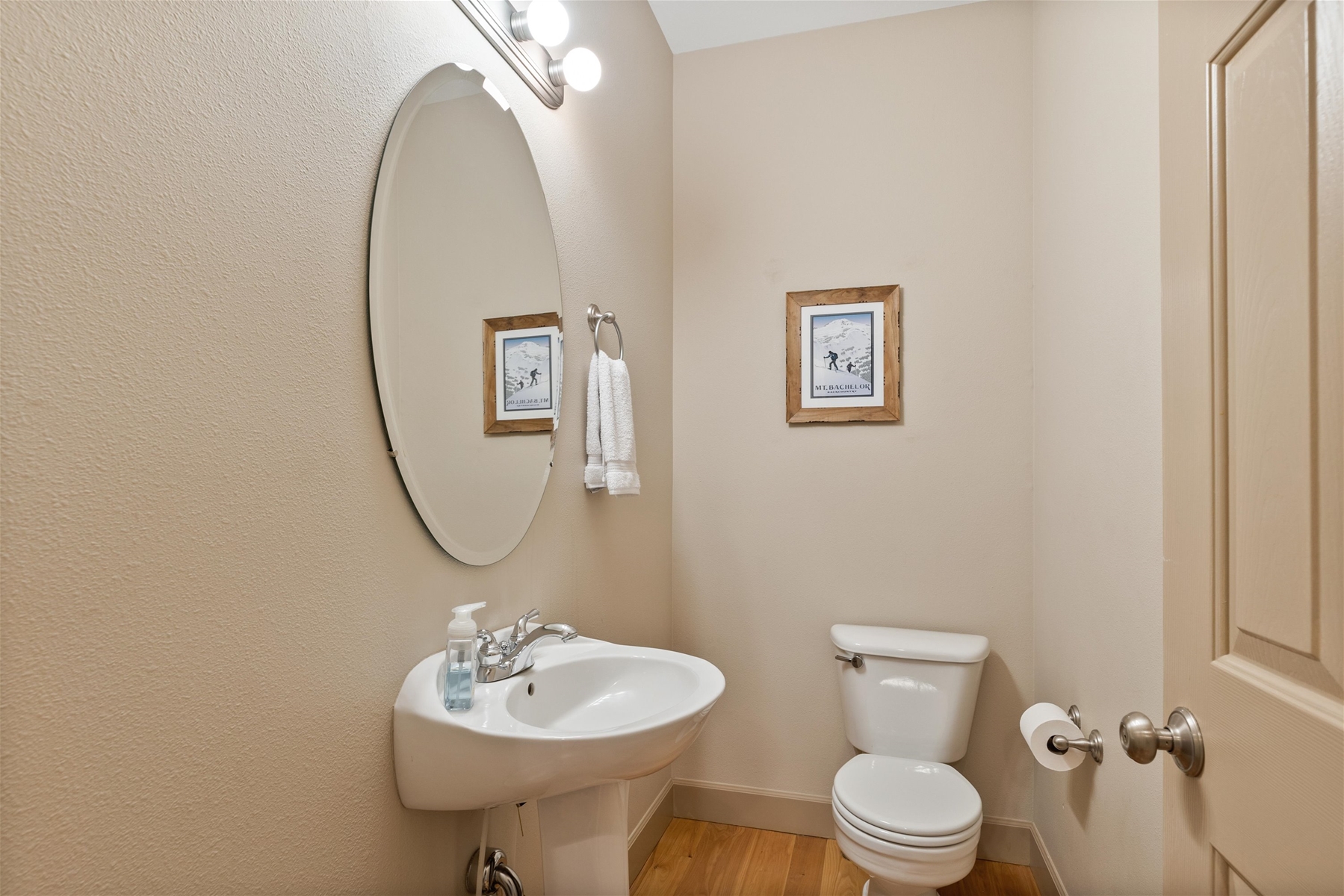 Half bathroom, lower level.
