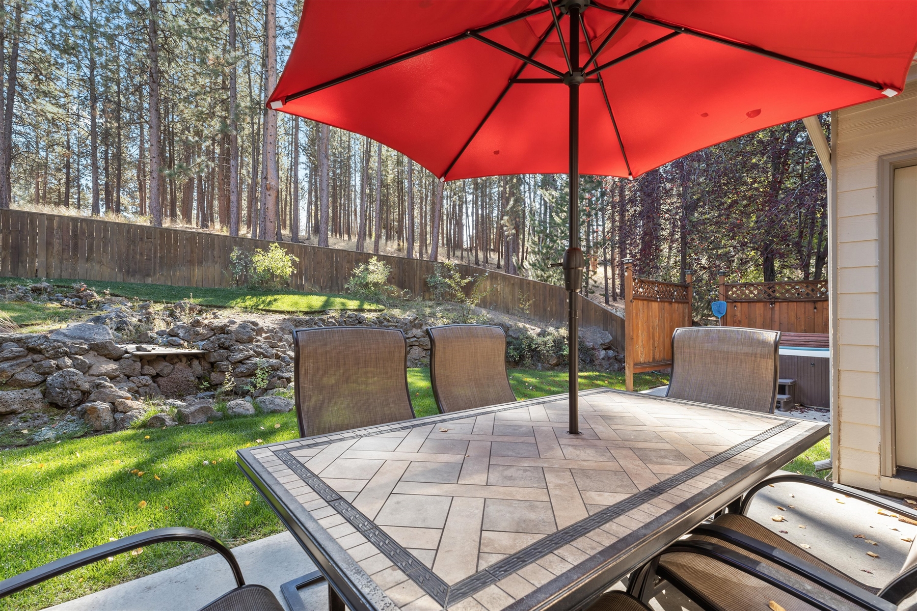 Gather, grill, and unwind with forest views as your backdrop.