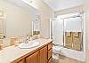 Upper level guest bathroom.