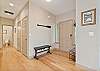 Beautiful hard wood flooring on entry. 