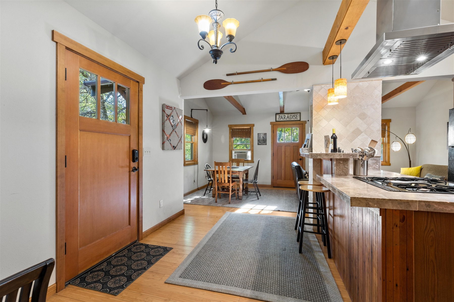 Light and bright throughout the home. 