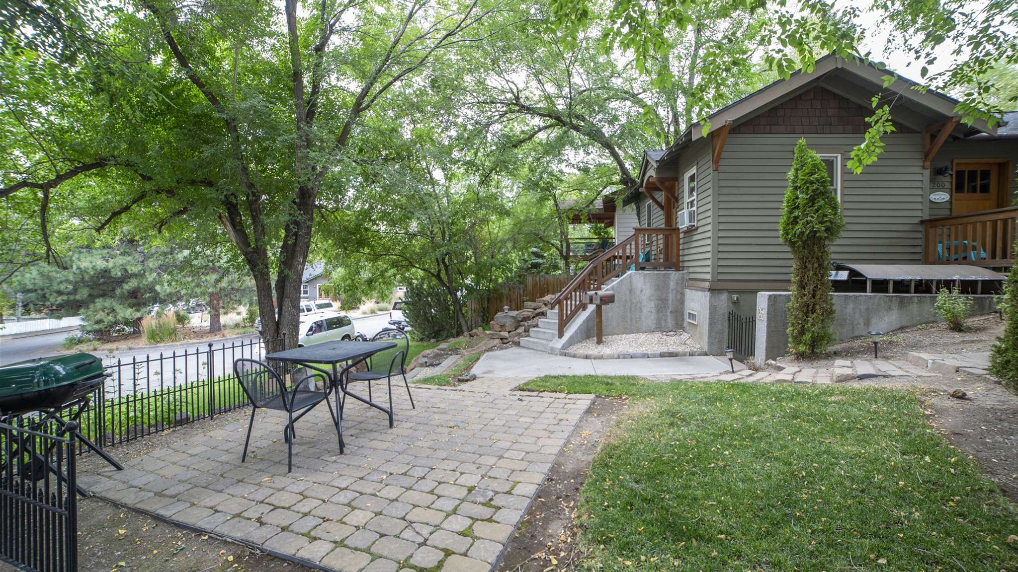Shared outdoor patio.