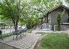 Shared outdoor patio.