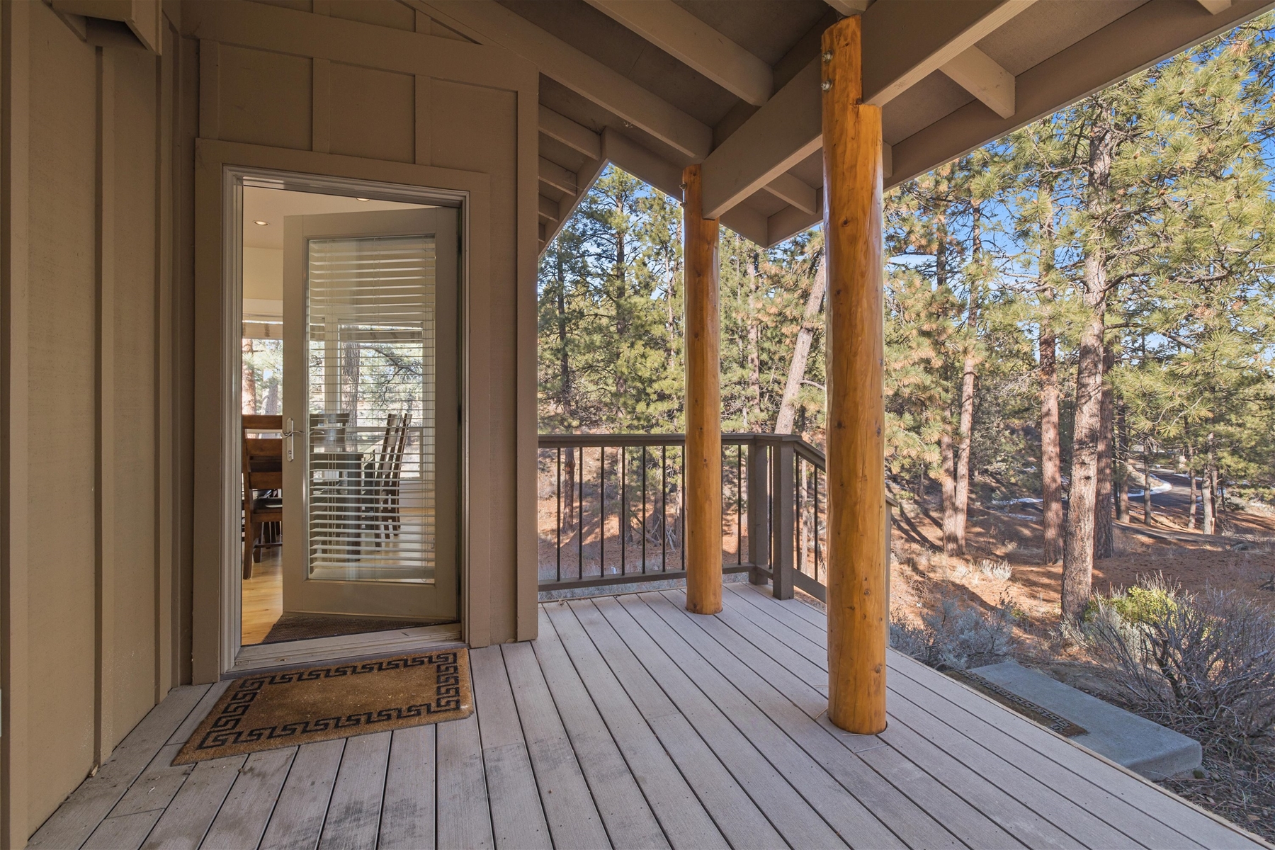 Deck entrance from kitchen. 