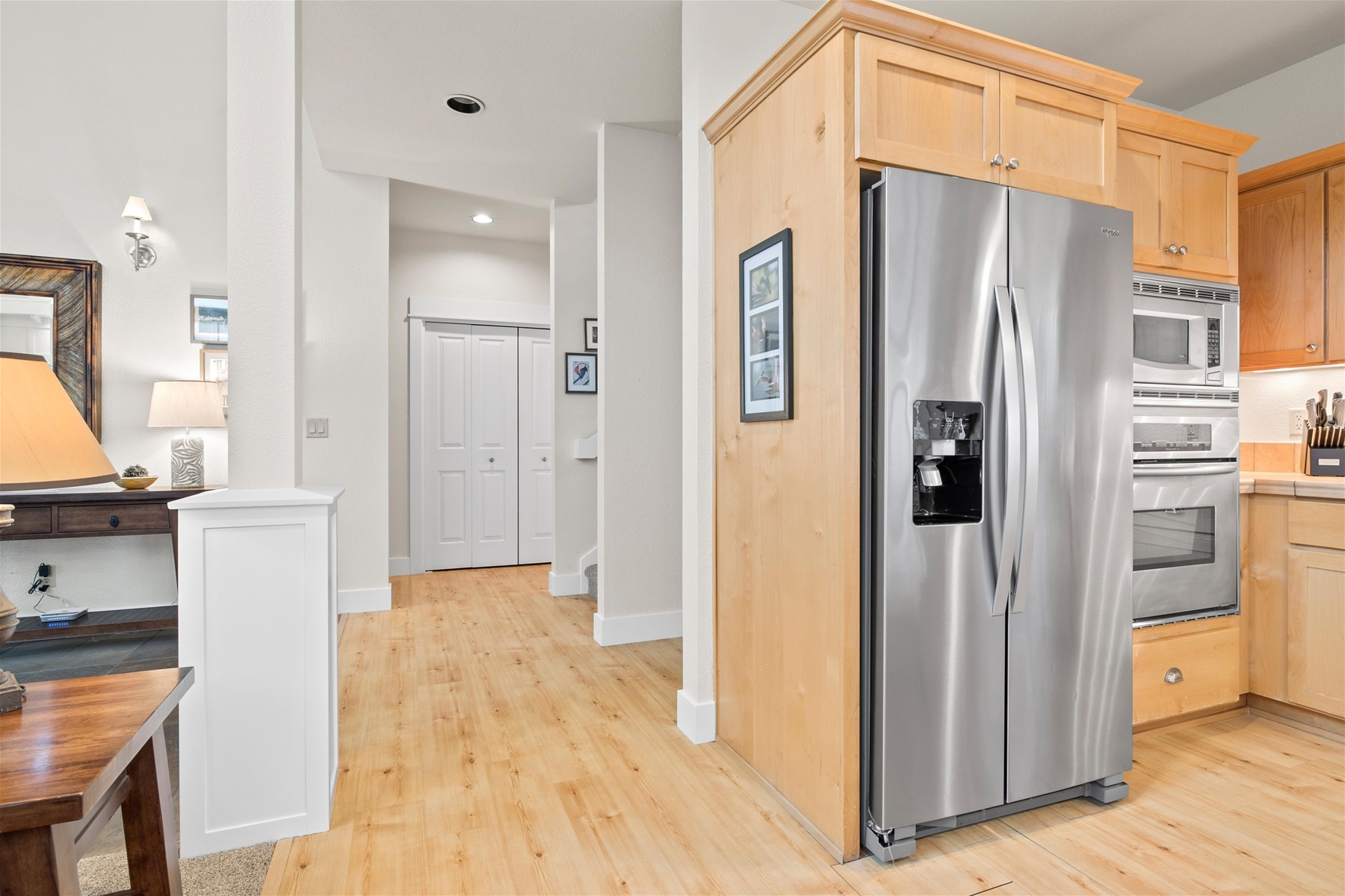 Whip up your favorite meals in this beautifully designed kitchen
