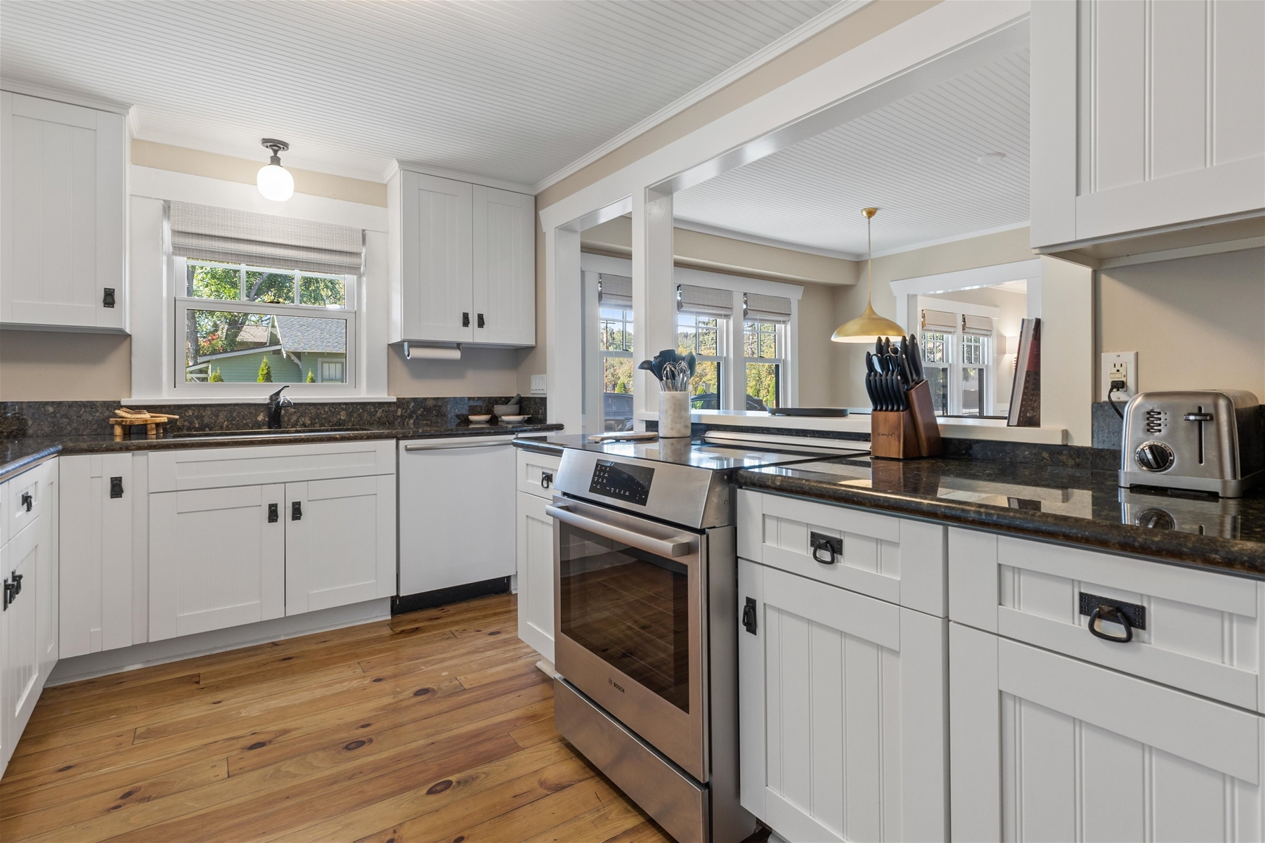 Whip up your favorite meals in this beautifully designed kitchen