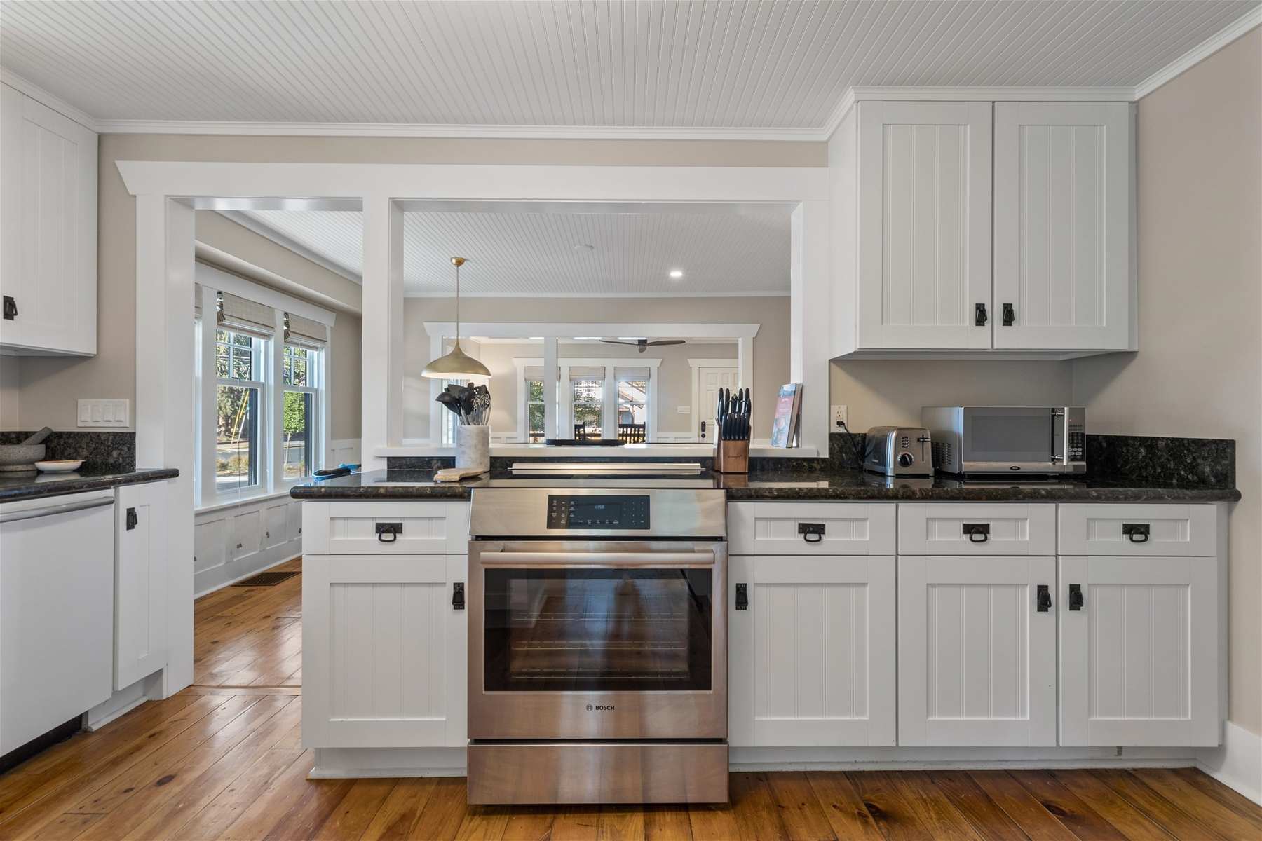 Whip up your favorite meals in this beautifully designed kitchen