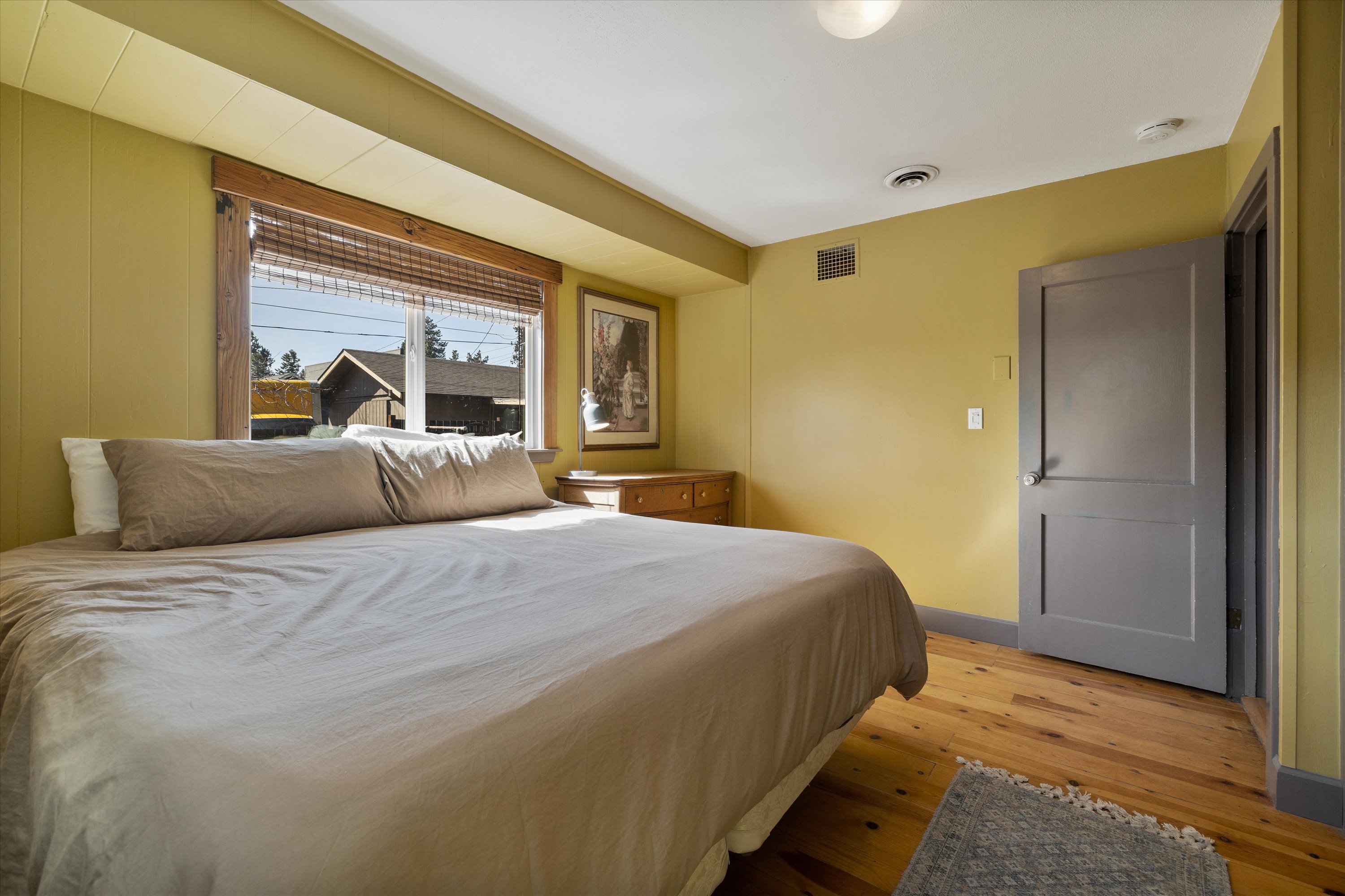Peaceful nights and restful mornings start right here in the King Bedroom
