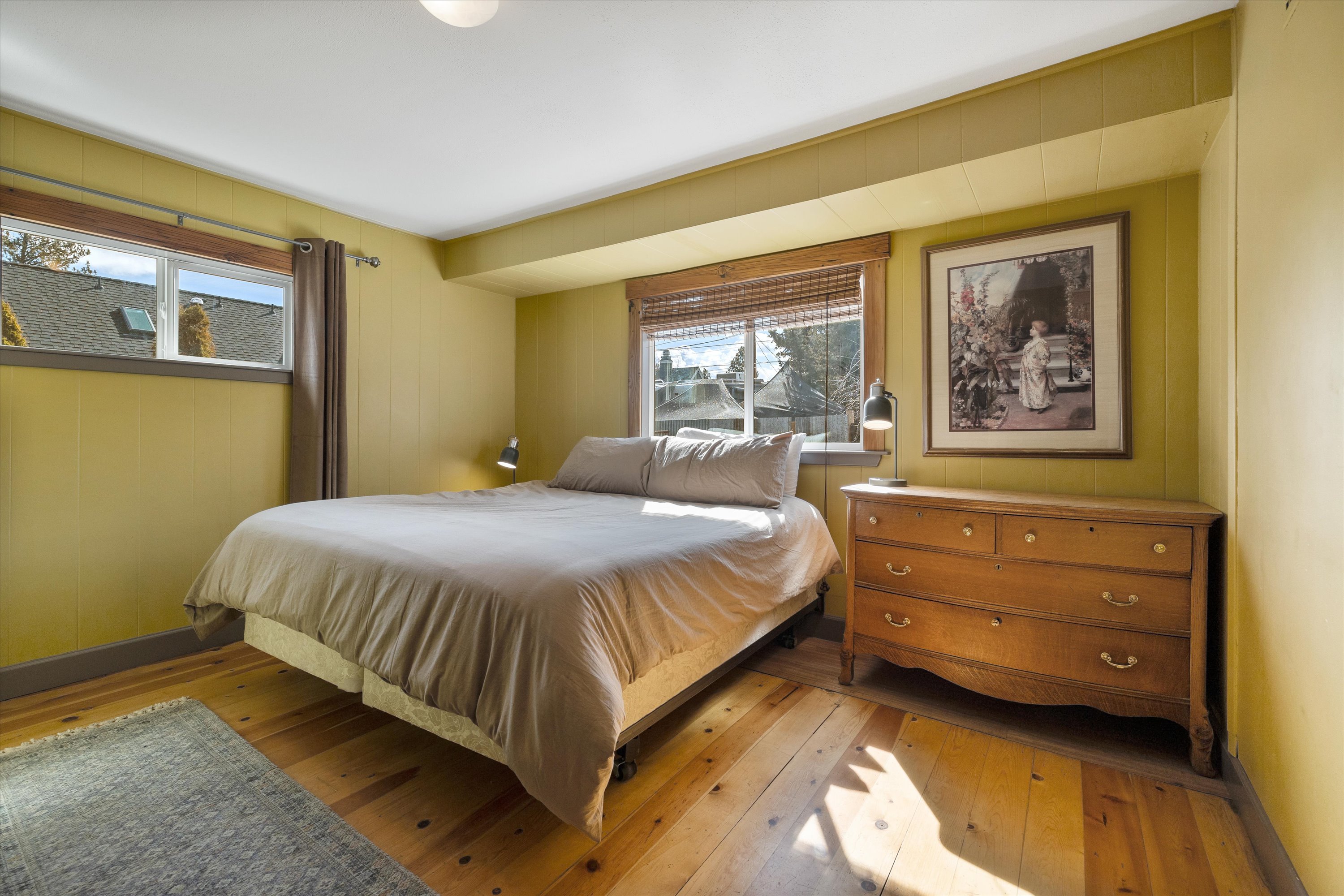 Peaceful nights and restful mornings start right here in the King Bedroom