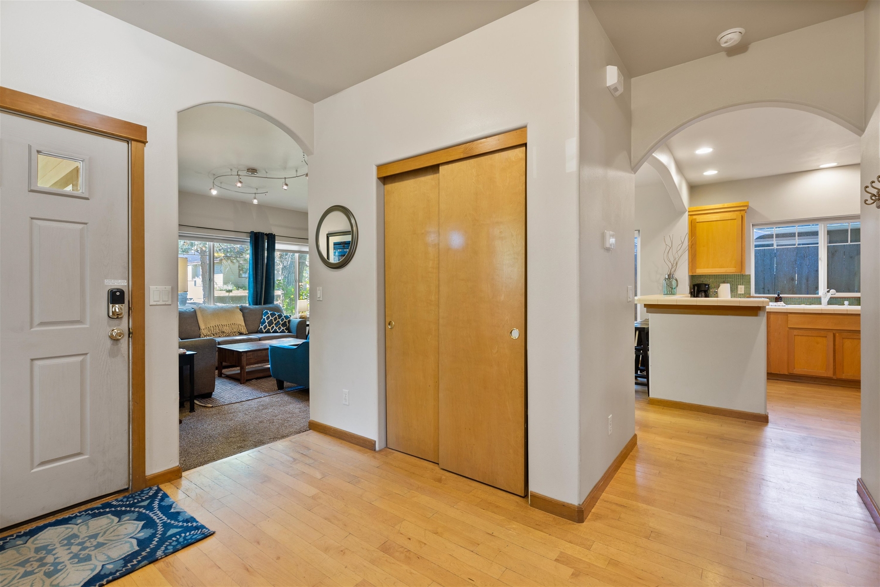 Entryway inside the home. 