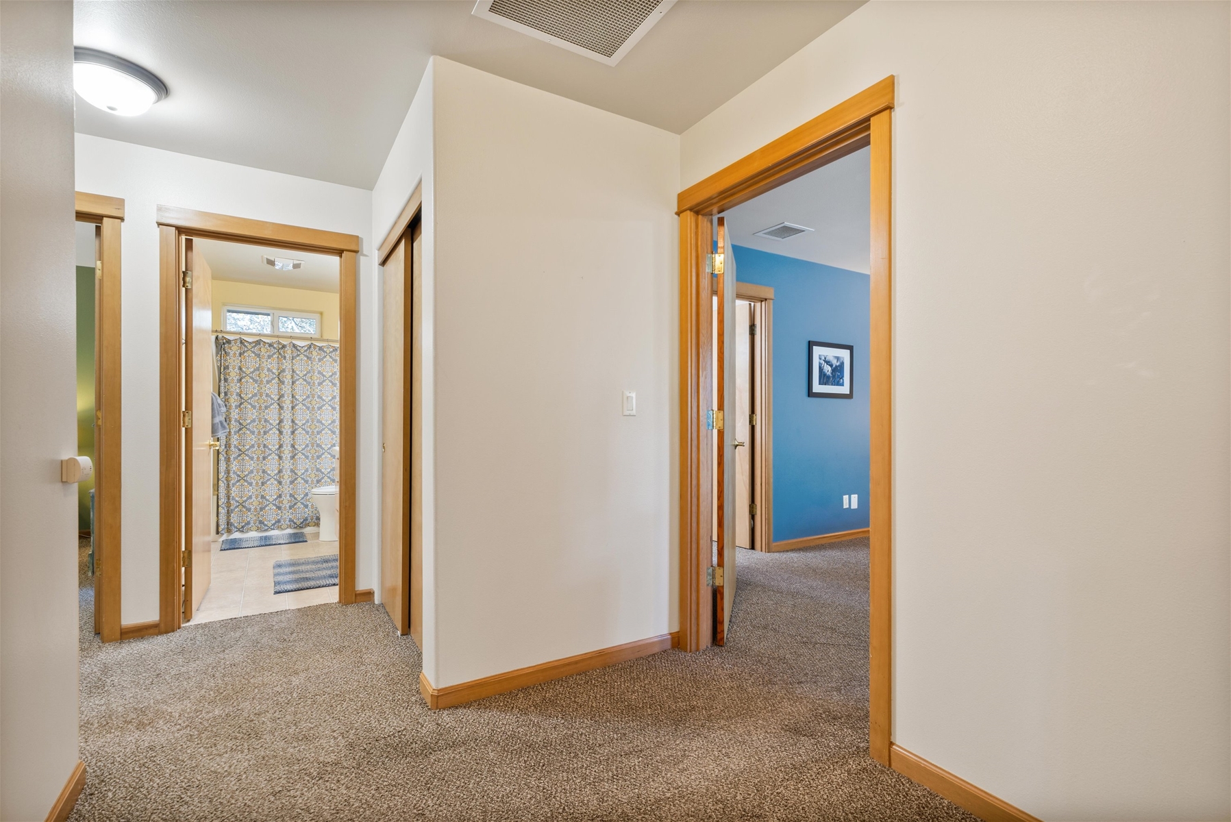 Upper level landing. 