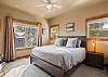 King guest bedroom 1 with Jack-and-Jill Bathroom. 