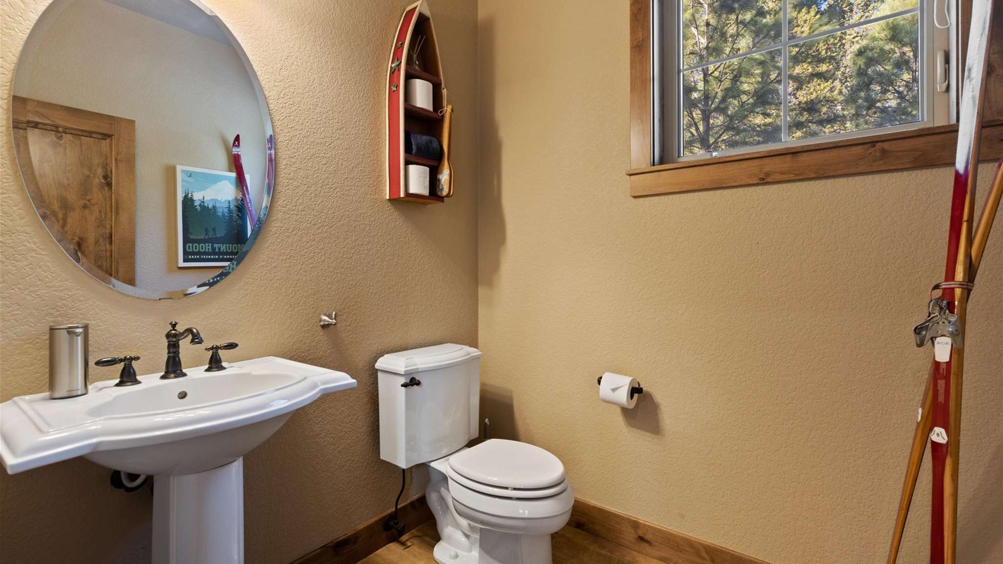Half bath for added convenience during your stay. 